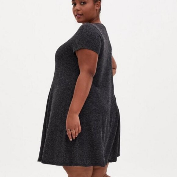 Torrid Mini Hacci Trapeze Dress 2x - Picture 3 of 8